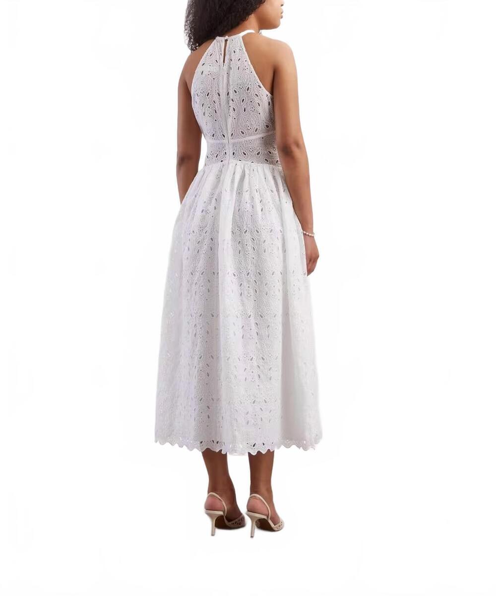 NEW FRAME paisley eyelet dress in white - Picture 4 of 5